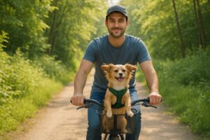 Cyklovýlety se čtyřnohým parťákem: Jak vozit psa na kole?